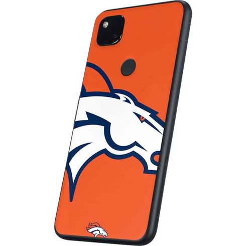 NFL Denver Broncos Large Logo Google Pixel 4a Skin